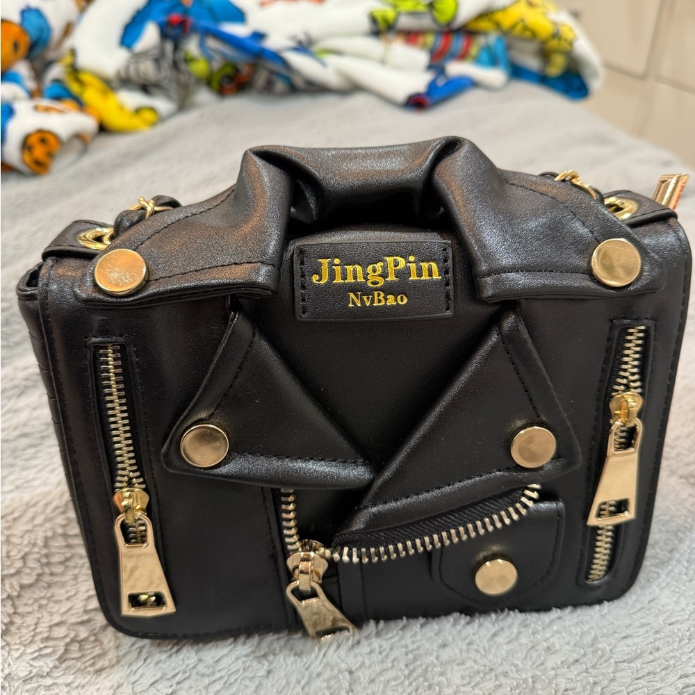 Motorcycle Jacket Shoulder Bag